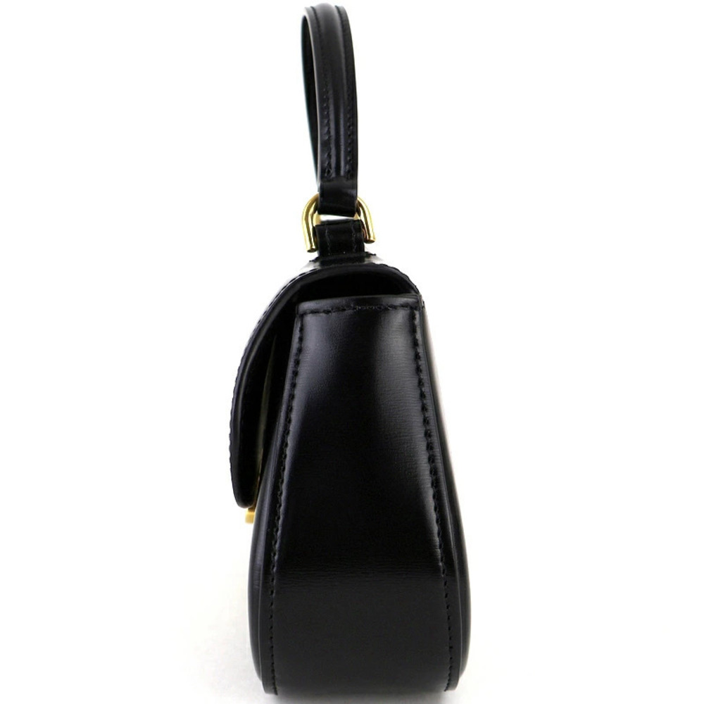 Celine TEEN LOLA Bag Black Shiny Calfskin Handbag Shoulder One - Picture 5 of 11